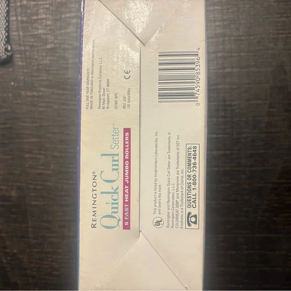 Remington Quick Curl Setter Jumbo Rollers and Clips Open Box New Vintage - Picture 8 of 10